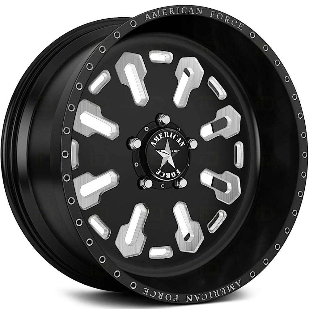 American Force Apex SF Black Machined wheel