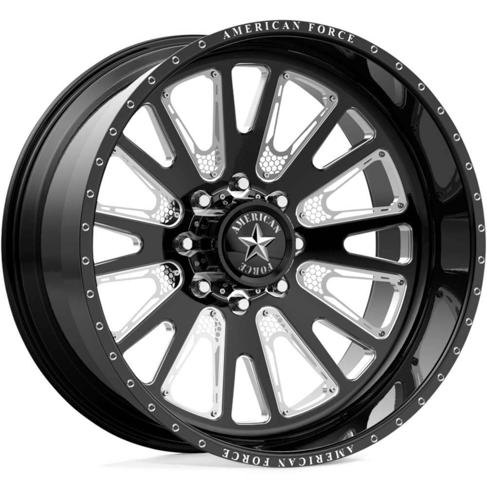 American Force Armada CCFP Black Milled wheel