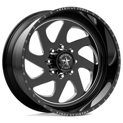 American Force Banshee SS Black Milled wheel