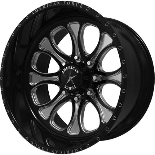 American Force Brag CC Black Machined wheel