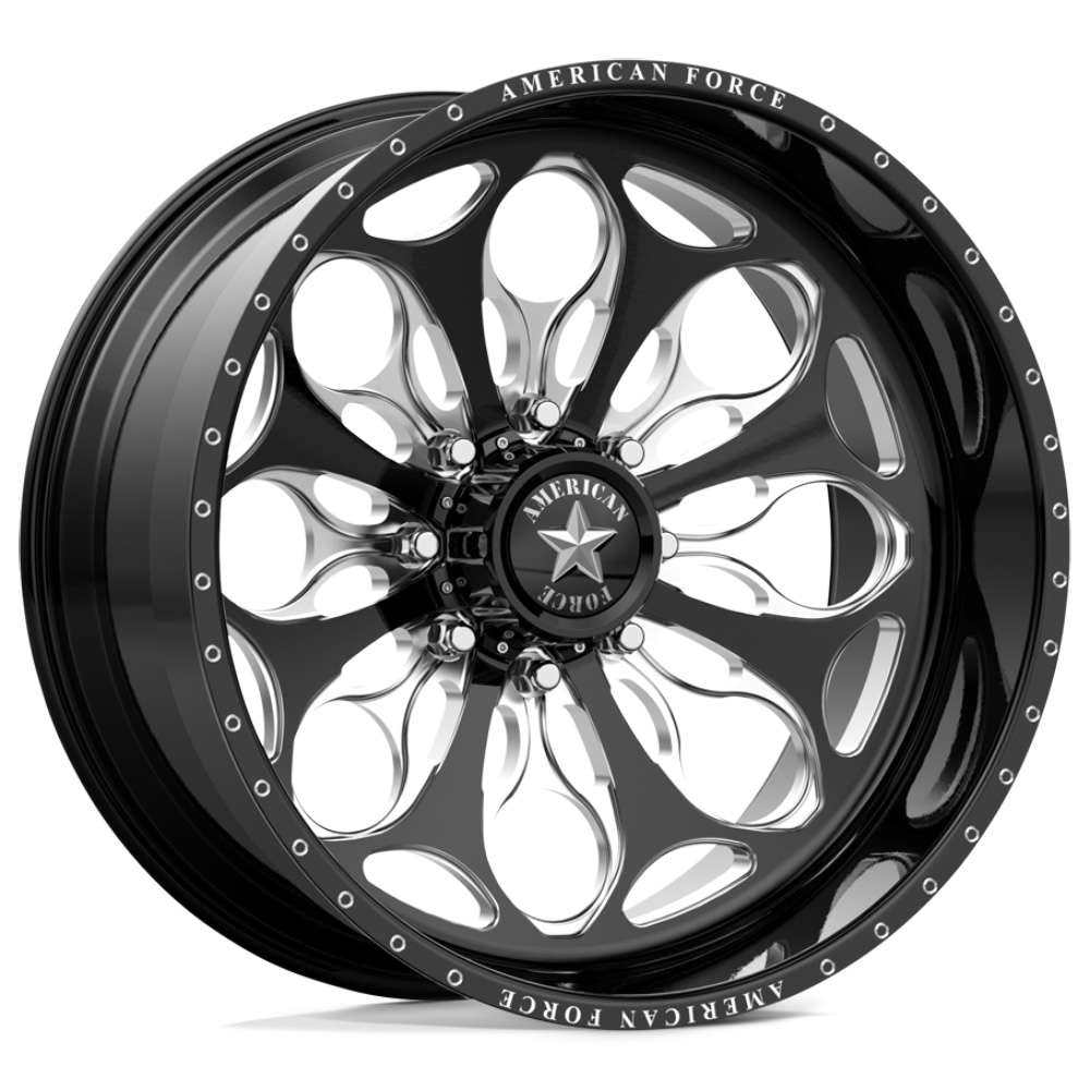 American Force Carnage CC Black Milled wheel
