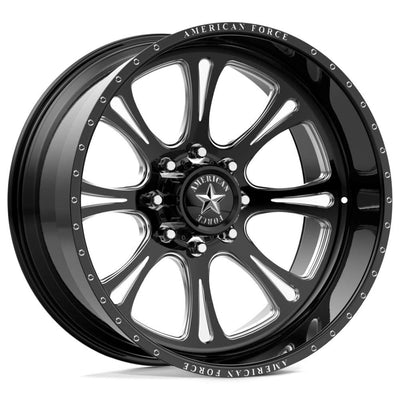 American Force Cerberus CC Black Milled wheel