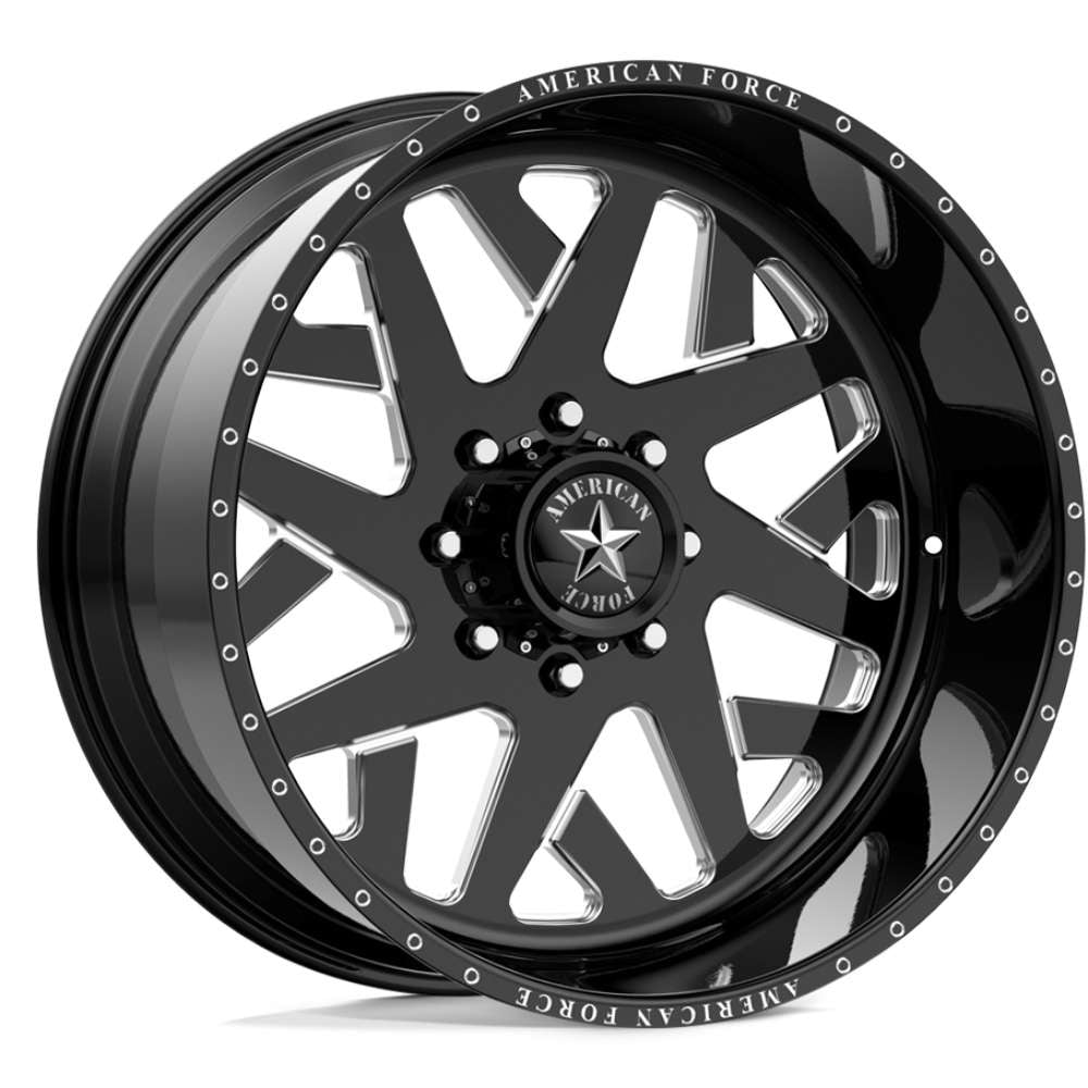 American Force Chopper SS Black Milled wheel
