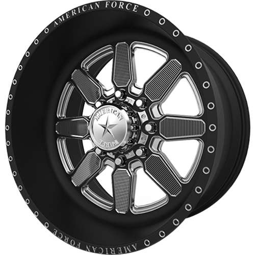 American Force Crest SF Black Machined wheel