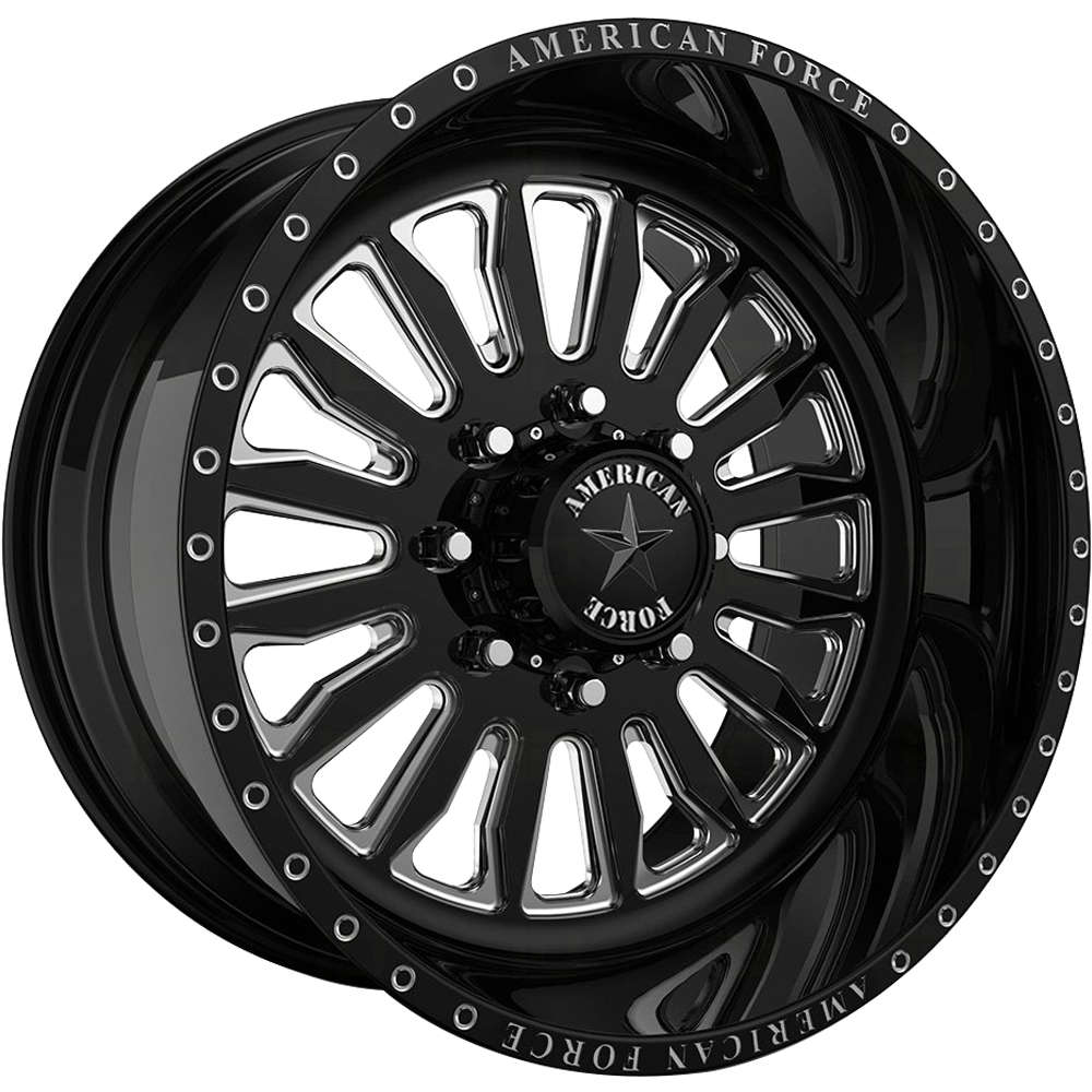 American Force Data SS Black Machined wheel