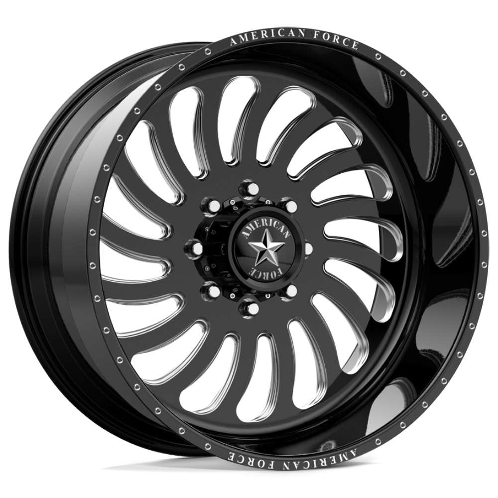 American Force Flex SS Black Milled wheel