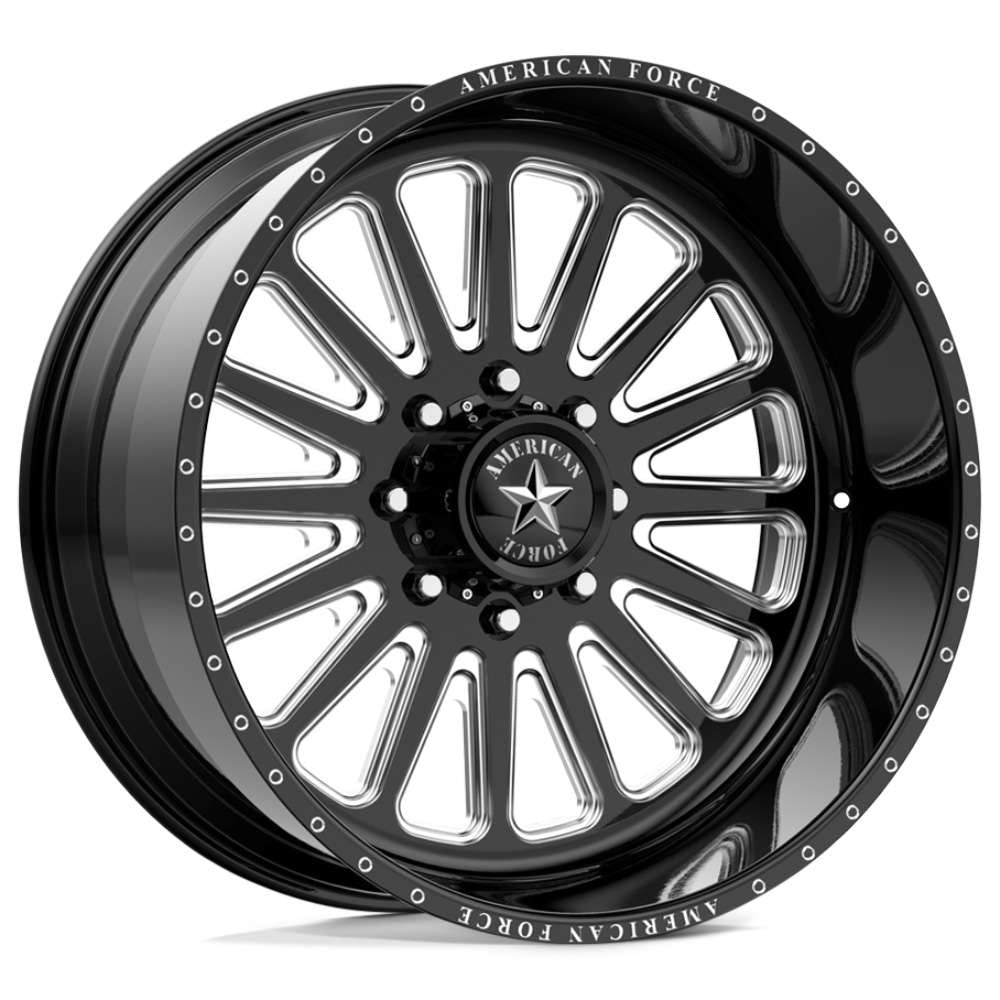American Force Idol SS Black Milled wheel