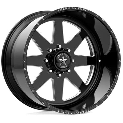 American Force Independence SS Black Machined wheel