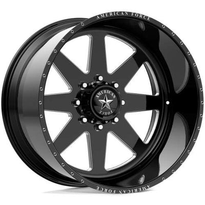 American Force Independence SS Black Milled wheel