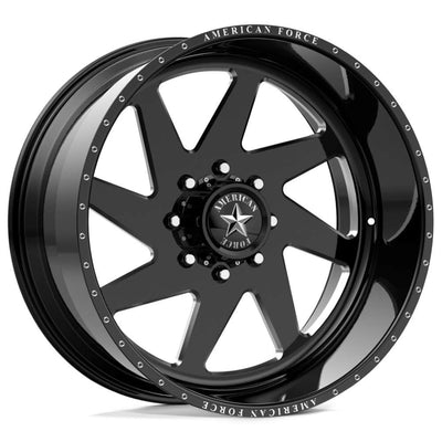 American Force Jade SS Black Milled wheel