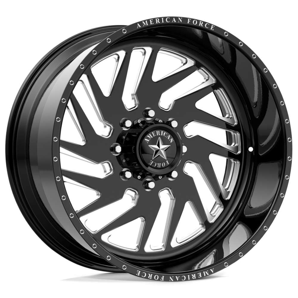 American Force Kash SS Black Milled wheel