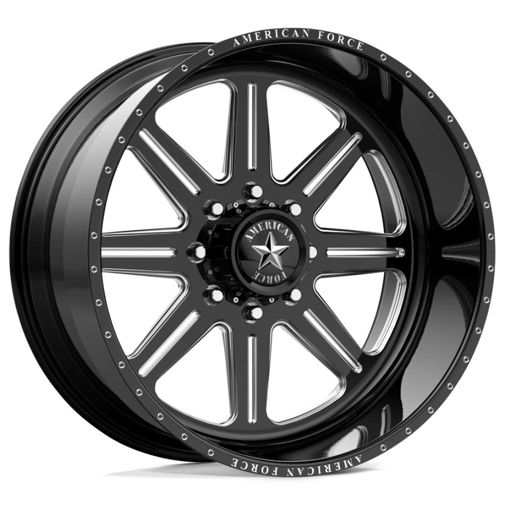 American Force Legend SS Black Milled wheel