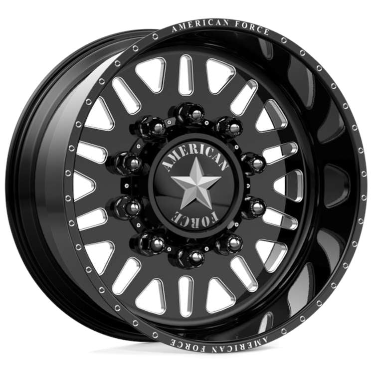American Force Liberty SSBR Black Machined wheel