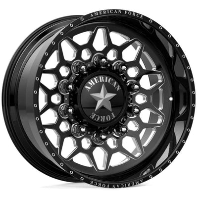 American Force Orion CCBR Black Machined wheel