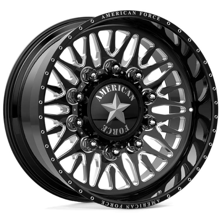 American Force Plague CCBR Black Machined wheel