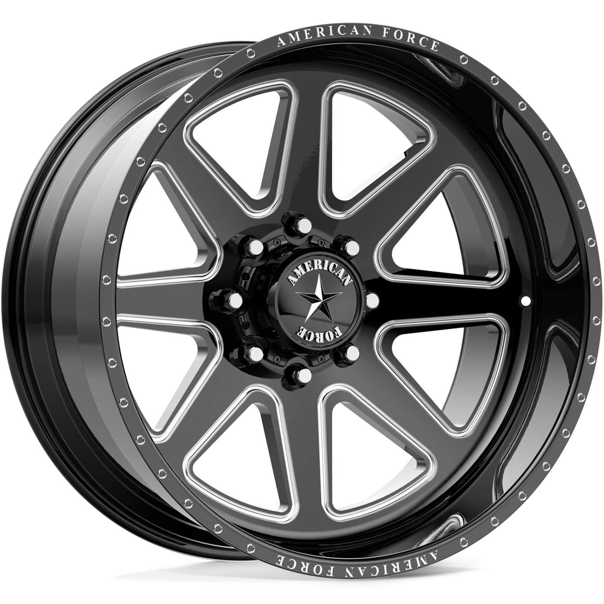 American Force Ridge CC Black Milled wheel