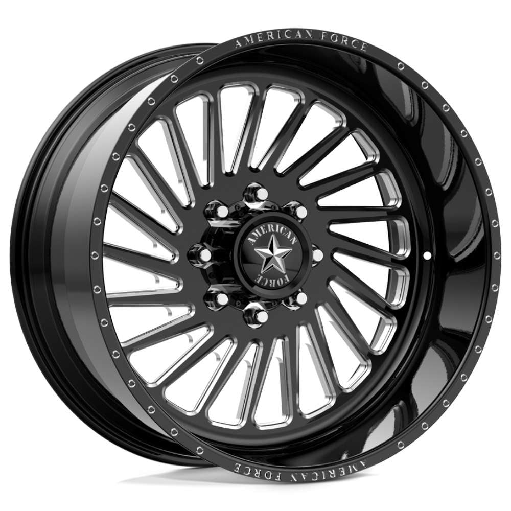 American Force Sabre SS Black Milled wheel