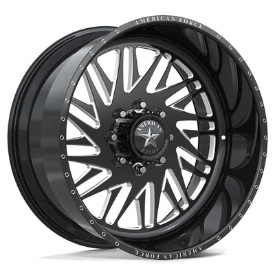American Force Sentry SS Black Milled wheel