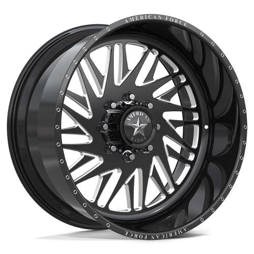 American Force Sentry SS Black Milled wheel