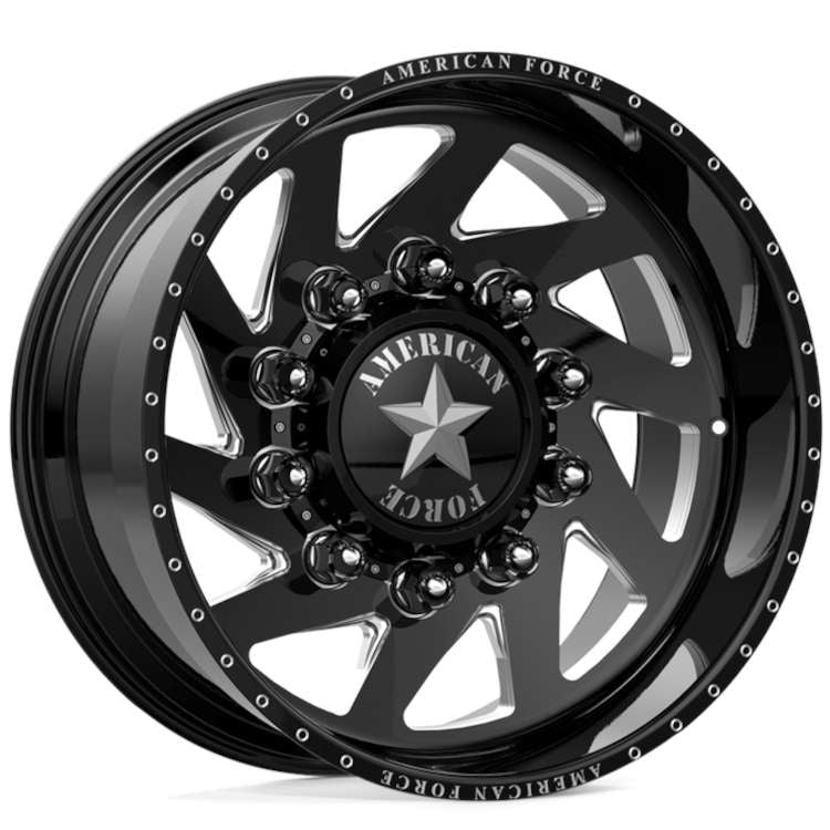 American Force Tempest CCBR Black Machined wheel