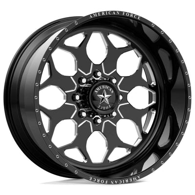 American Force Terra SS Black Milled wheel