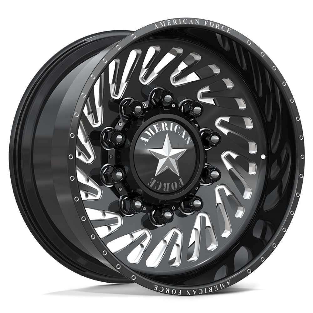 American Force Thriller CCBR Black Milled wheel