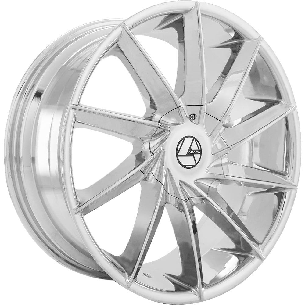Azara AZA-506 24x9 +18mm Chrome – TFS Wheels