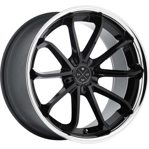 Blaque Diamond BD-23 Black Chrome wheel