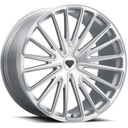 Blaque Diamond BD-715 Brushed Silver wheel