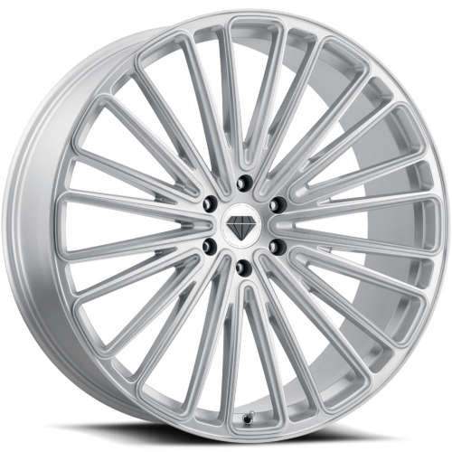 Blaque Diamond BD-716 Brushed Silver wheel