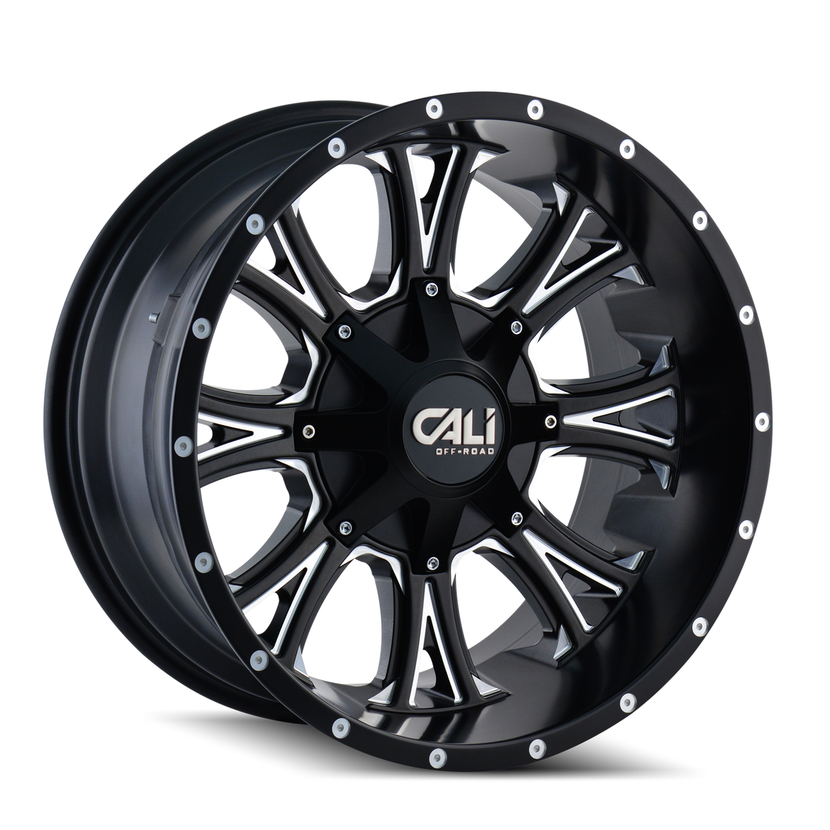 Cali Off-Road AMERICANA 9101 Satin Black Milled wheel