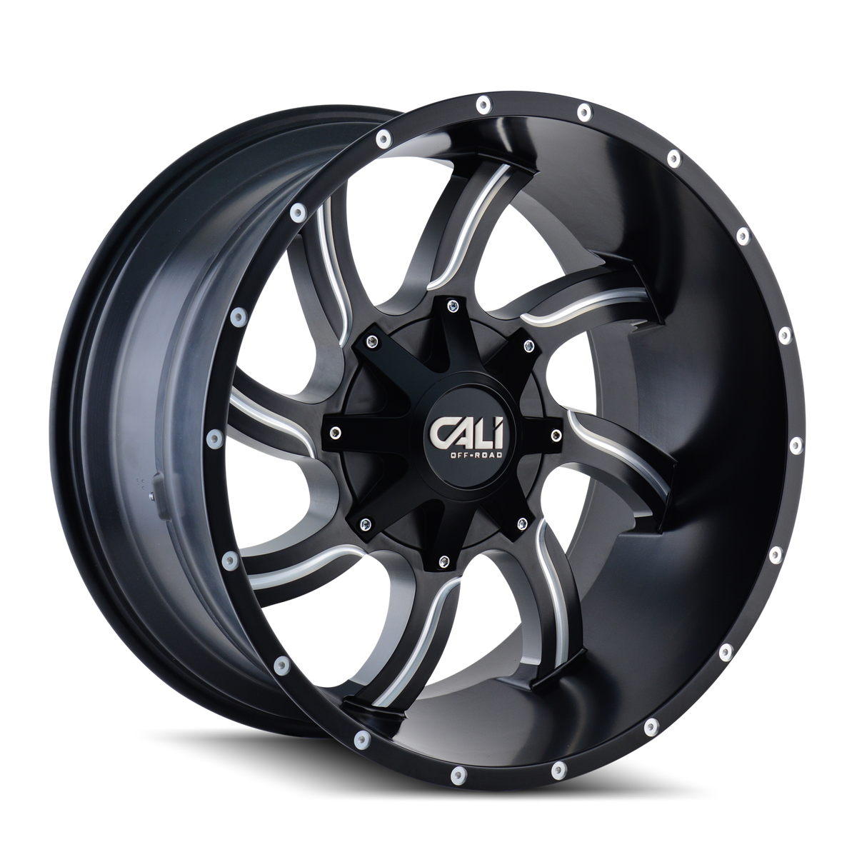 Cali Off-Road TWISTED 9102 Satin Black Milled wheel