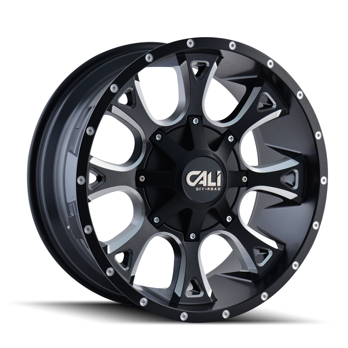 Cali Off-Road ANARCHY 9103 Satin Black Milled wheel