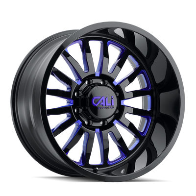 Cali Off-Road SUMMIT 9110 Black Milled Prism B wheel