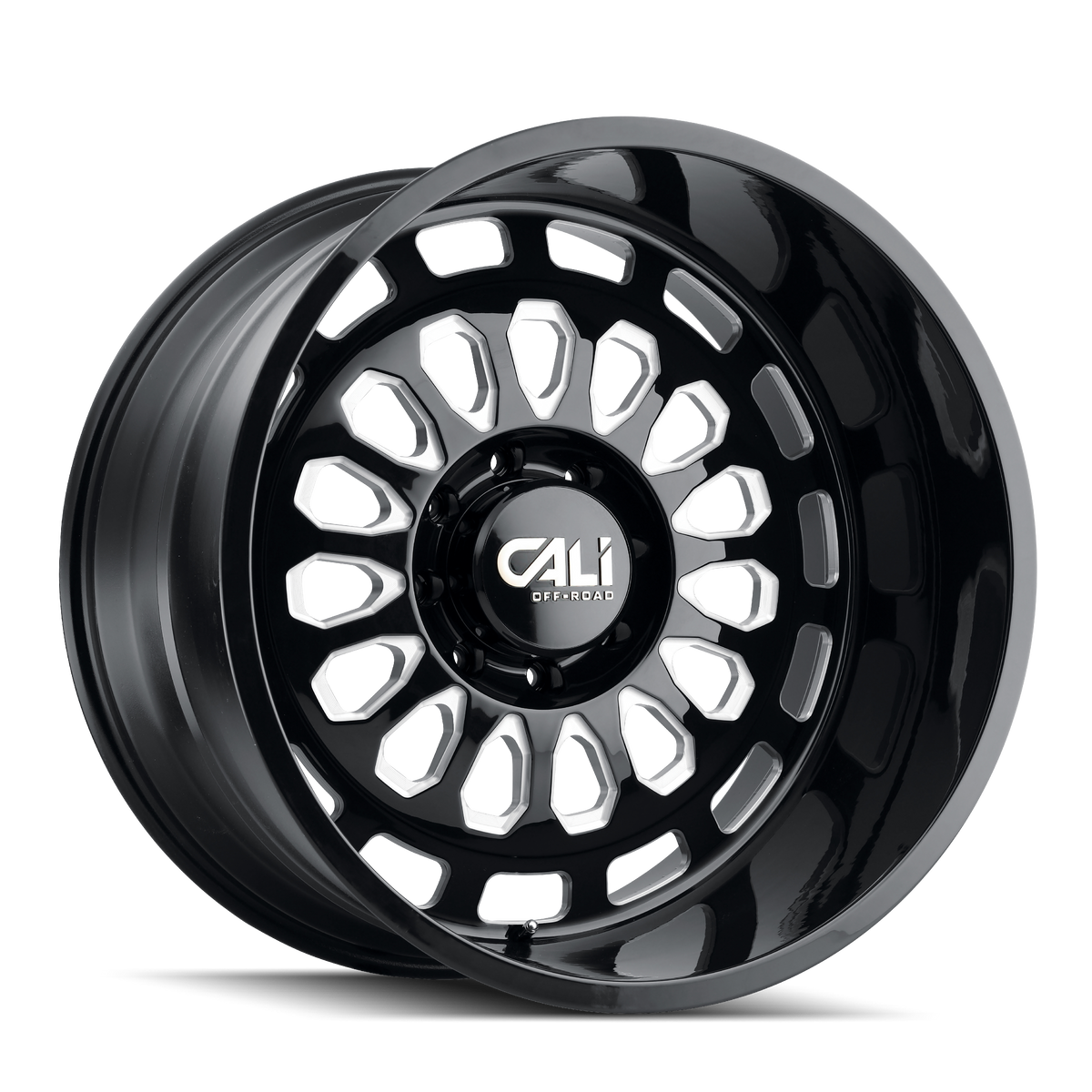 Cali Off-Road PARADOX 9113 Gloss Black Milled wheel