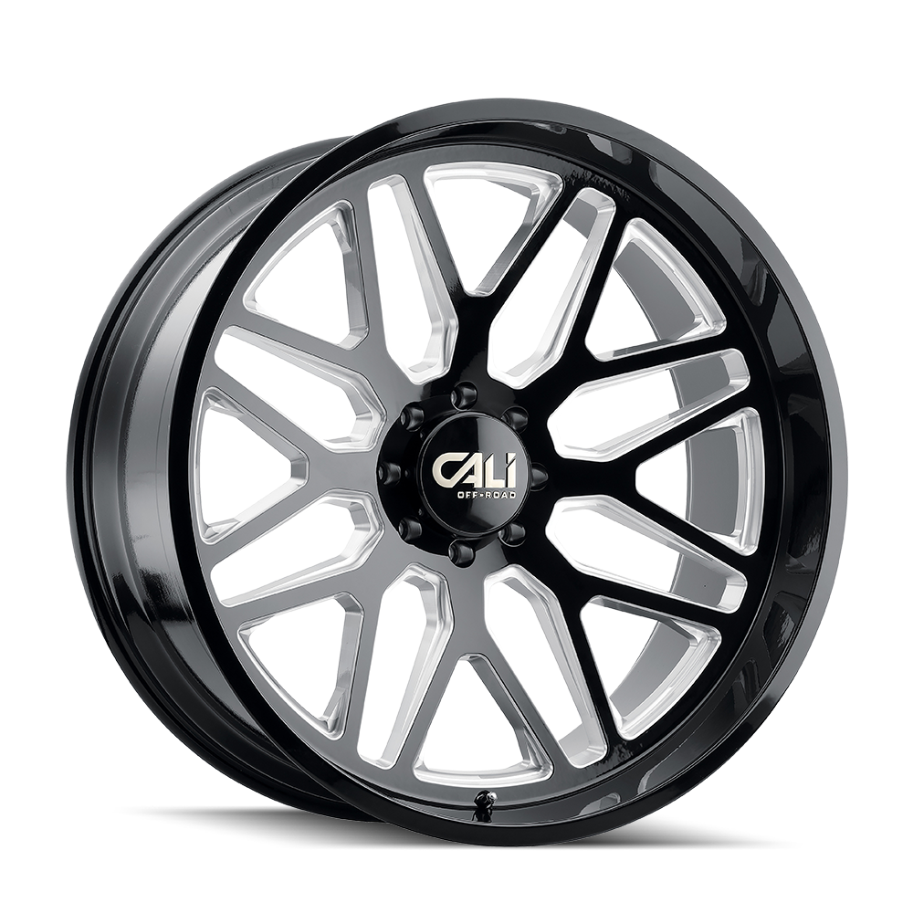 Cali Off-Road INVADER 9115 Gloss Black Milled wheel