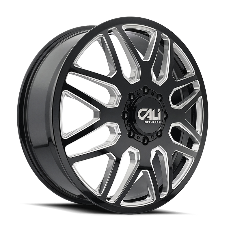 Cali Off-Road INVADER DUALLY 9115D Gloss Black Milled
