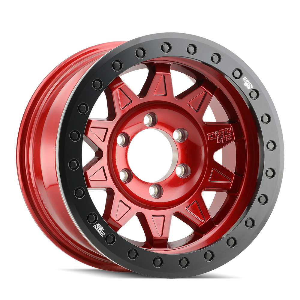 Dirty Life ROADKILL 9302 Crimson Candy Red wheel