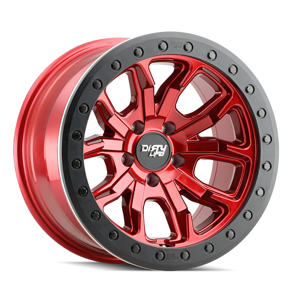 Dirty Life DT-1 9303 Crimson Candy Red wheel