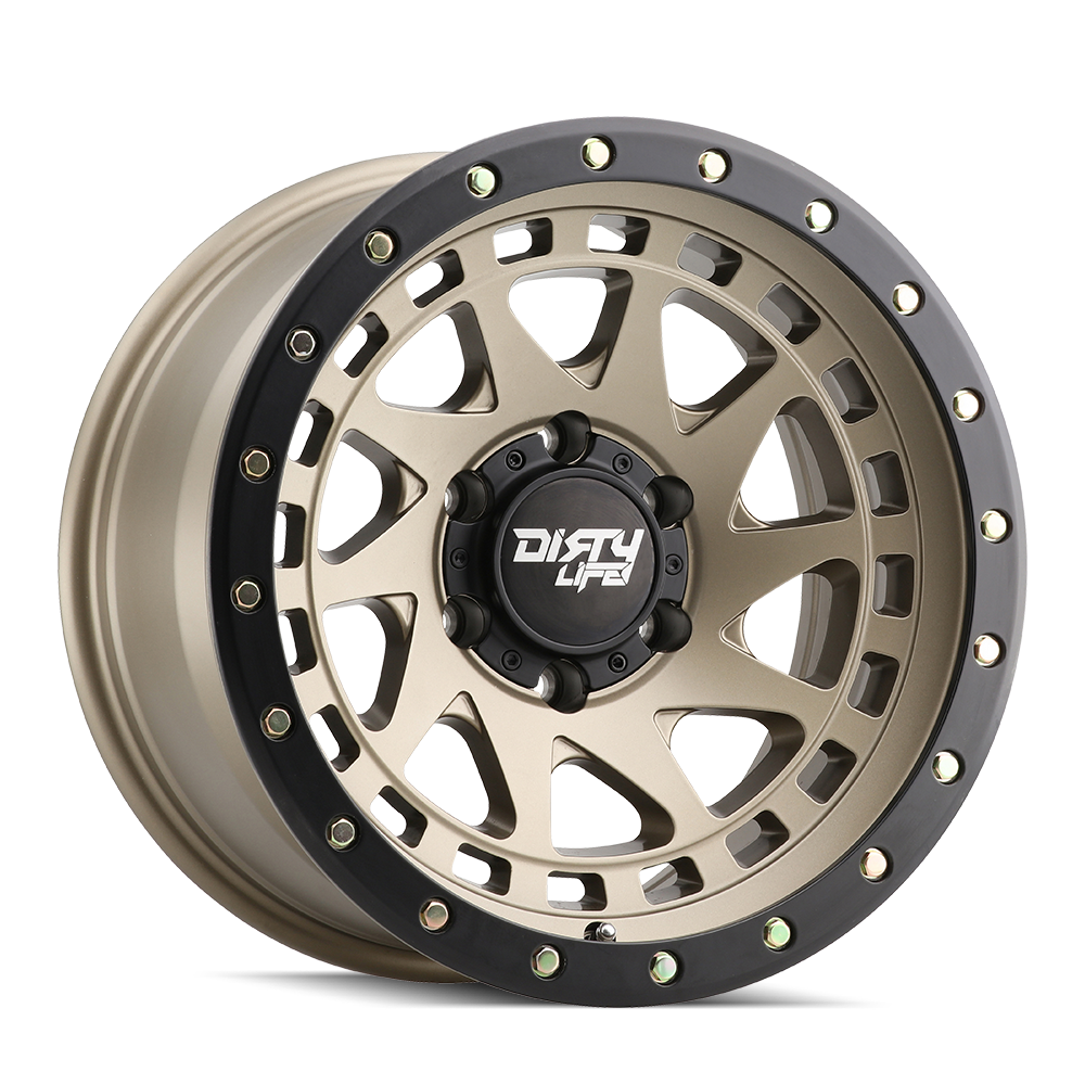 Dirty Life ENIGMA PRO 9311 Satin Gold wheel
