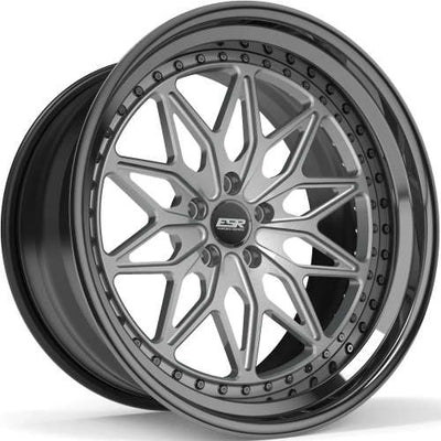 ESR Forged Classic ES14 Classic Matte Gray Chrome wheel