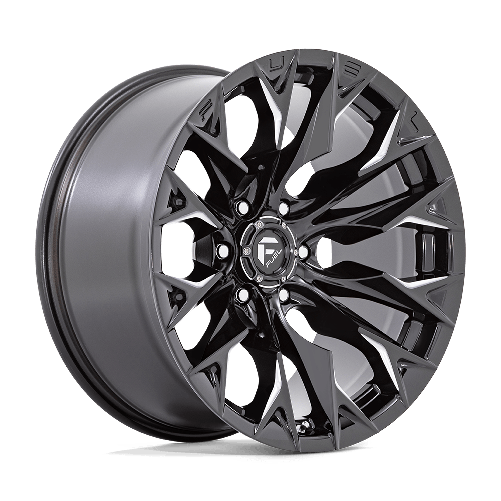 Fuel 1PC Flame 8 Black wheel