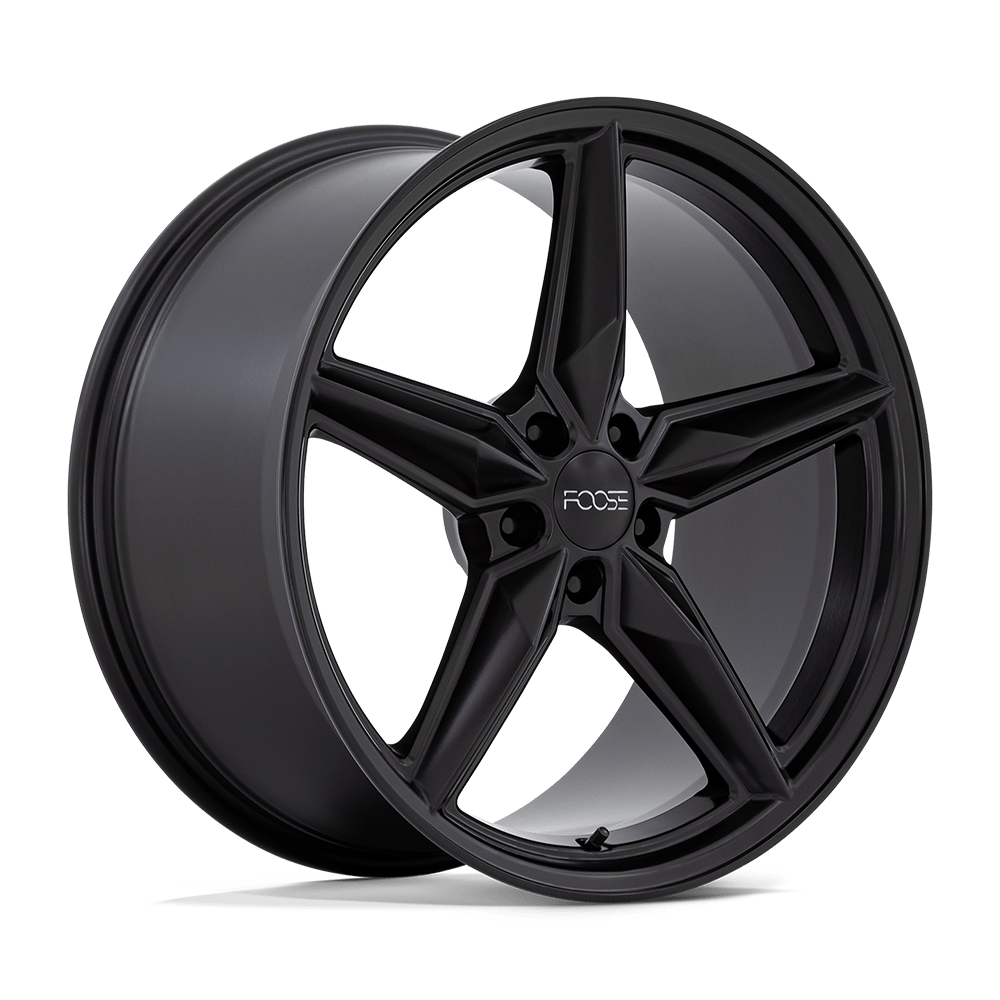 Foose 1PC CF8 Black wheel