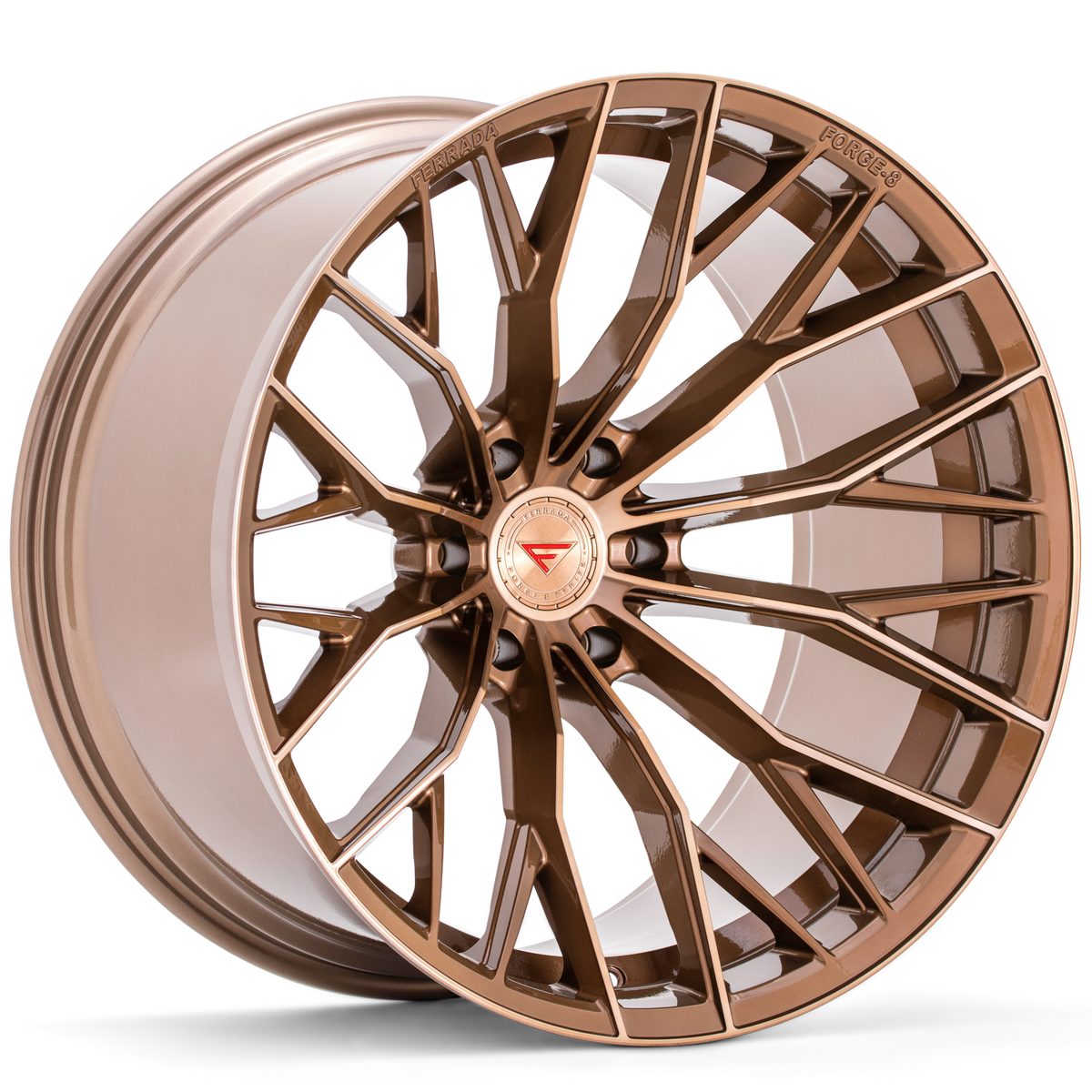 Ferrada FTR9 wheel in Machined Cobre (Bronze) finish
