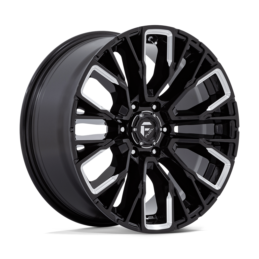 Fuel 1PC Rebar 6 Black wheel