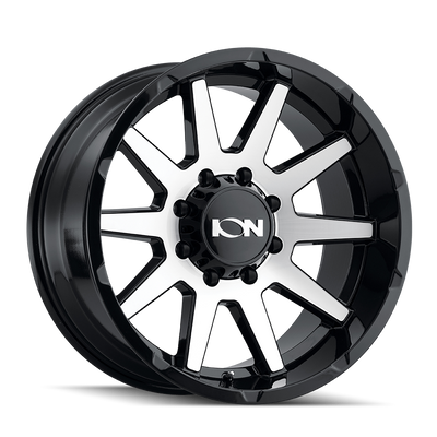 Ion 143 Gloss Black Machined wheel