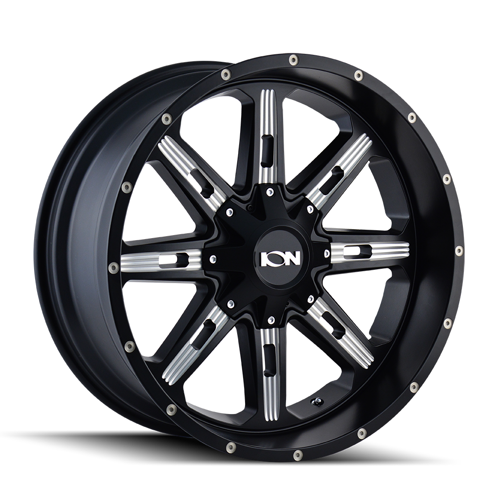 Ion 184 Satin Black Milled wheel