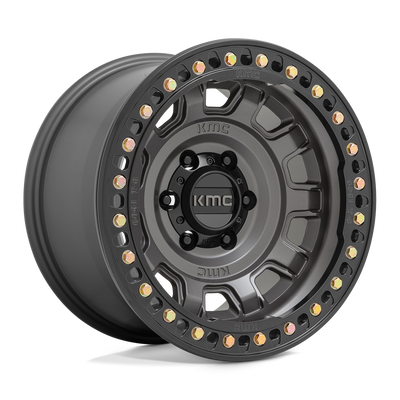 KMC KM236 TANK BEADLOCK Gray wheel