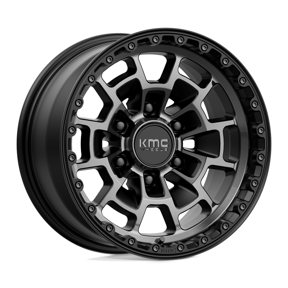 KMC KM718 Black wheel