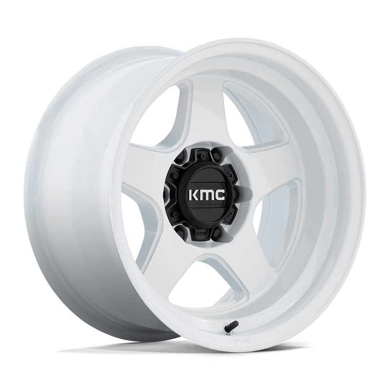 KMC KM728 LOBO White wheel